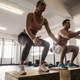 Jumping squats are a typical Crossfit exercise. (Image: wavebreakmedia/Shutterstock)